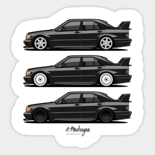 190E Evo II Sticker